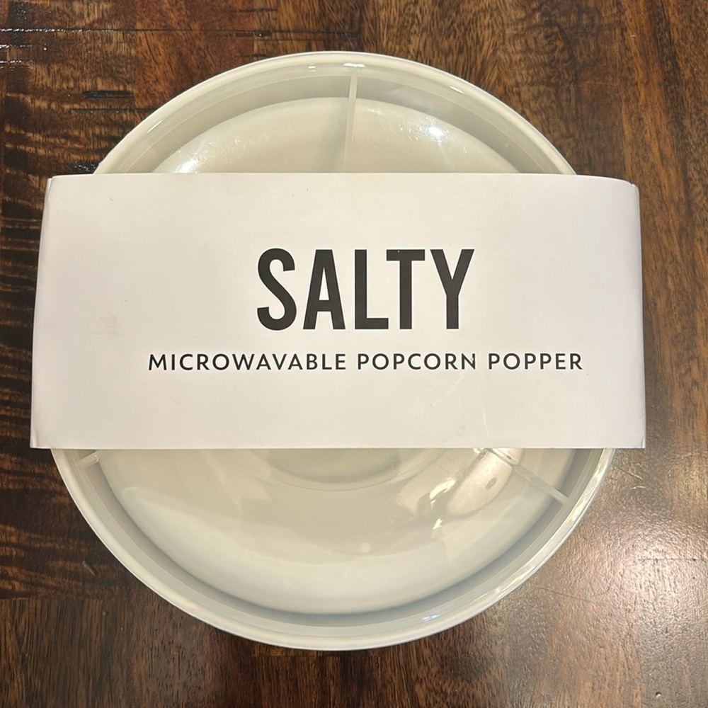 SALTY -Microwave Popcorn Popper